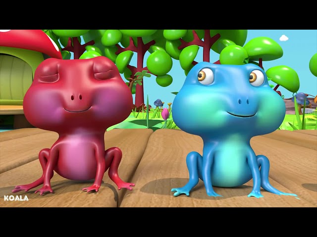 Five Little Speckled Frogs More Nursery Rhymes  Kids Songs