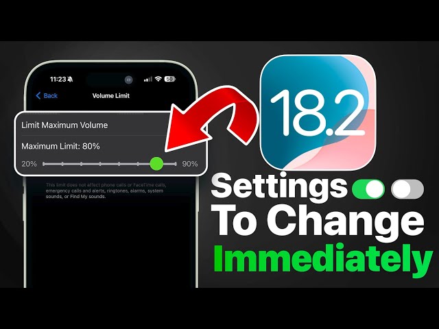 iOS 18.2 - 12 Settings You NEED to Change Immediately!