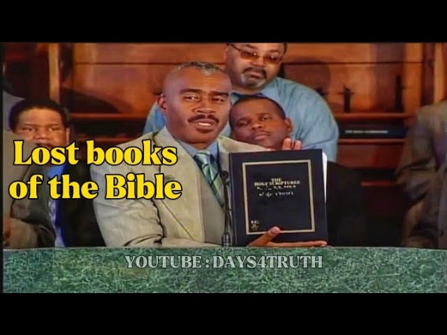 Pastor Gino Jennings talks about the Lost books of the Bible