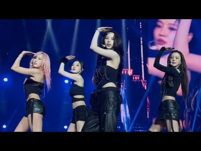 aespa (에스파) - Set The Tone + Next Level (Los Angeles) - 20250201 - SYNK:Parallel Line Tour [Fancam]