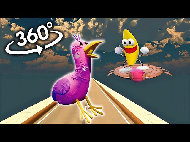 VR 360° Garten of Banban but it's Shovelware's Brain Game 360° Video | VR/4K/360° Experience