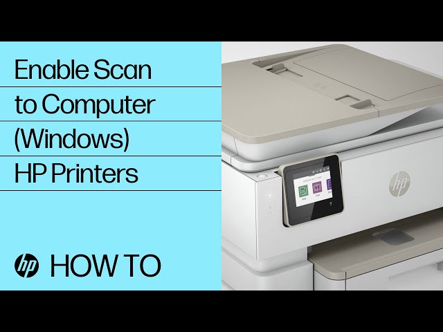 Enable Scan to Computer in Windows ENVY Inspire & Officejet Pro Printers | HP Printers | HP Support