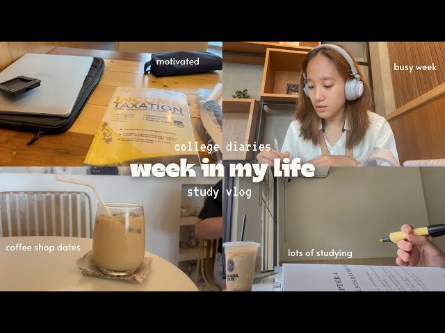 college diaries | a week in the life of an accountancy student