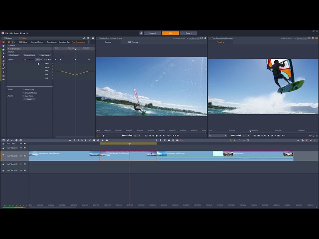Time Remapping in Pinnacle Studio