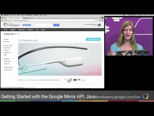 Getting started with the Google Mirror API: Java