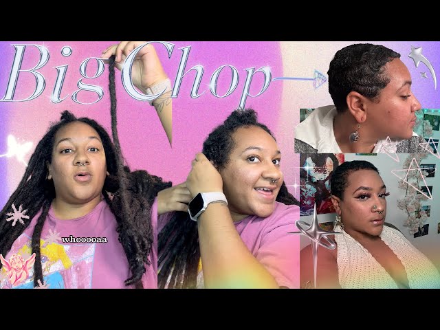 cutting OFF hip length locs after 3 YEARS!! big chop vlog | going back to curly hair after locs