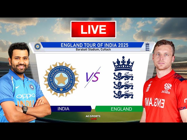 🔴 Live: India Vs England Live – 2nd ODI | IND Vs ENG Live Match Today | Live Cricket Match Today