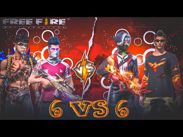 6vs6 Custom Match Mein Haar Gaye😢🔥 Full Gameplay #freefire #youtube #shorts #viralvideo #trending