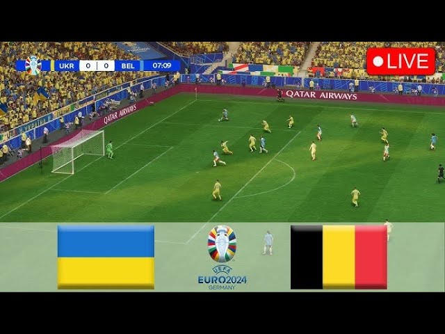 LIVE PREIMER : Belgium vs Ukraine - UEFA EURO 2024 | Group Stage - Full Match