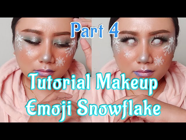 Emojis Makeup Tutorial || Emojis Makeup Challenge || Emoji Snowflake Part 4