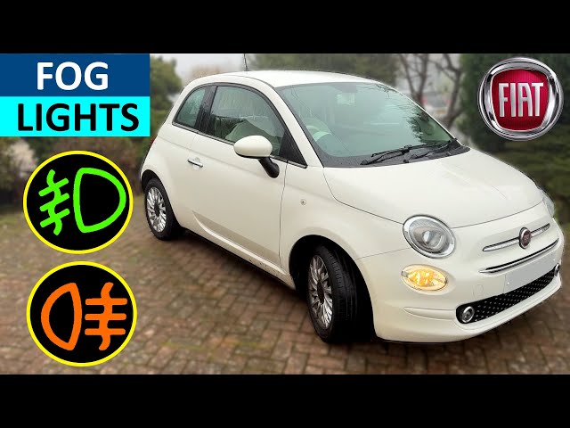 How to turn on Fog Lights on Fiat 500