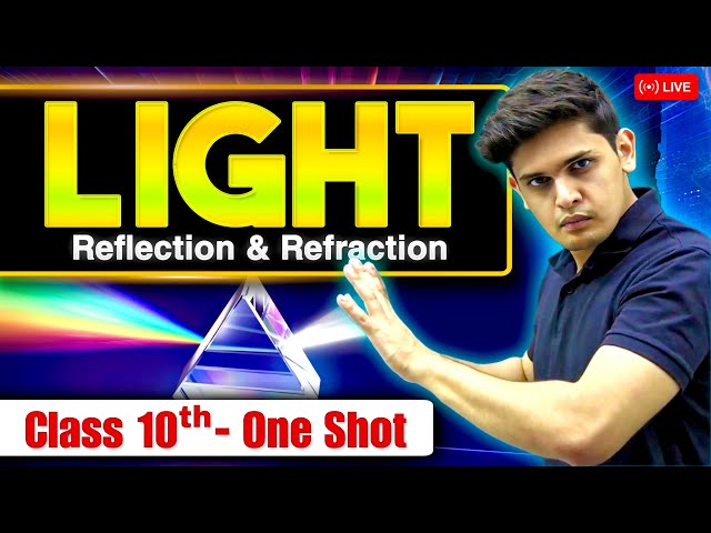 Light - Reflection & Refraction - Class 10th Science 🔥|  One Shot | Prashant Kirad