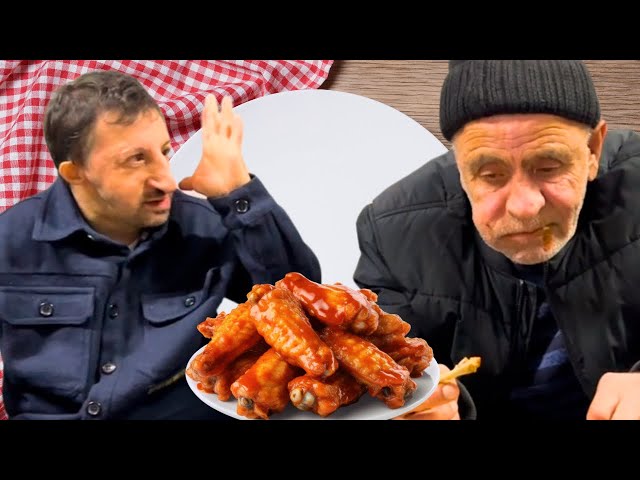 Chicken Wing ASMR Feast with Rıçıt and Köksal Baba 🍗 Taste and Fun Together!