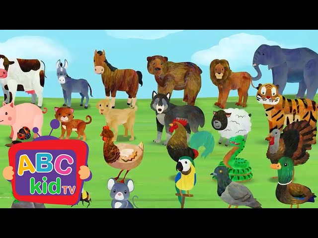 Animal Sounds Song 🐒🐯 | Animal Stories for Toddlers - ABC Kid TV | Nursery Rhymes & Kids Songs