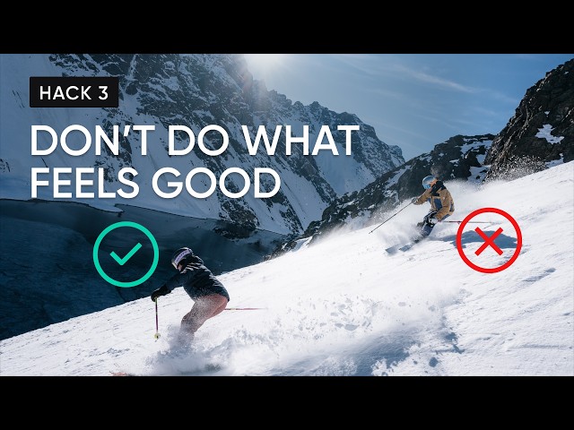 5 Hacks To Improve Faster | Why top skiers make progress faster than the rest of us