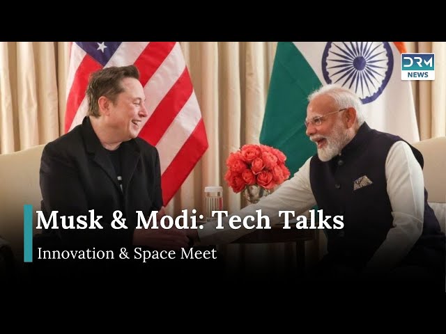 Tesla CEO Musk & India’s Modi Talk Space, Mobility & AI | DRM News | AC15