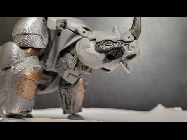 Transformers Rise of The Beasts Rhinox Unboxing Stop Motion