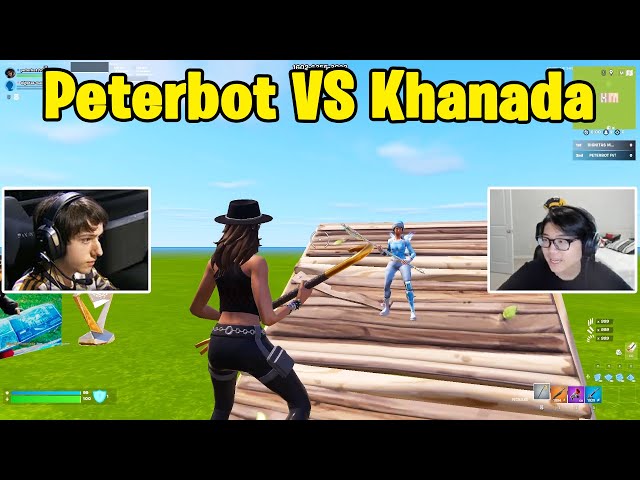 Peterbot VS Khanada 1v1 TOXIC Buildfights!