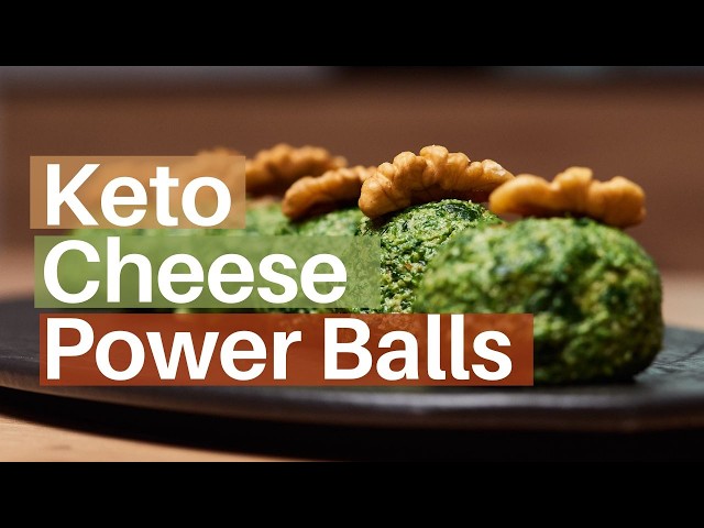 Cheese Keto Power Balls | Easy No-Bake Snack Recipe!