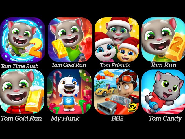 Tom Friends[]BB2[]Tom Time Rush[]Talking Pet Gold Ruun[] TomNew Max Update gameplay Game Play