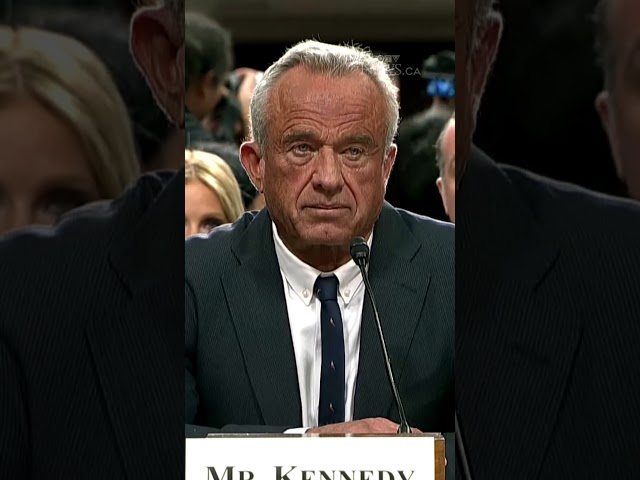 Protester disrupts RFK Jr hearing