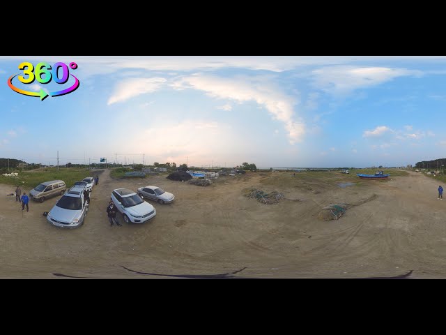 궁평항 화성호 일출 360VR Sunrise Insta360 One X2 [5.7K,360VR]