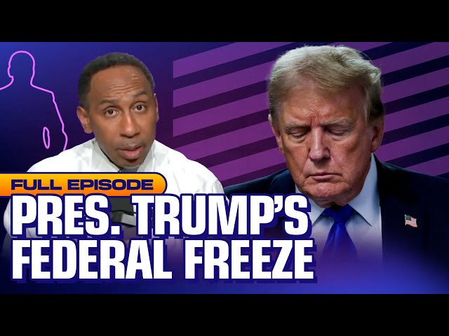 Trump’s spending freeze frenzy, LeBron/Bronny: Stop it, please! Druski, Kenya Barris join.