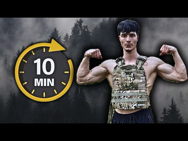 10 MIN. FULL BODY WORKOUT! HIIT (Military Style)