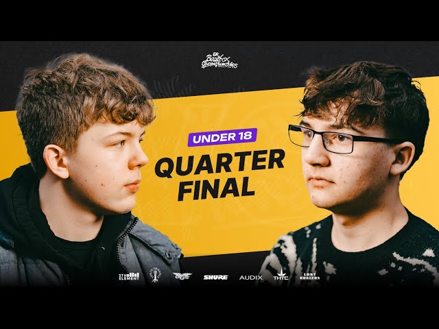 Hidden vs Cjay | UK Beatbox Championships 2024 | Under 18s Quarter Final