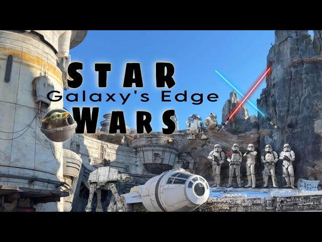 STAR WARS GALAXY EDGE || FLORIDA || FUN EXPERIENCE #satisfying #FUN