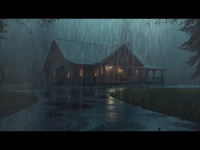 Fall Asleep With The Soothing Sounds Of Rain And Thunder | Rain Sounds For Sleeping ASMR