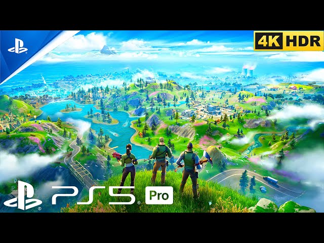 Fortnite on (PS5 PRO) 4k 120FPS HDR Gameplay | Controller Newbie