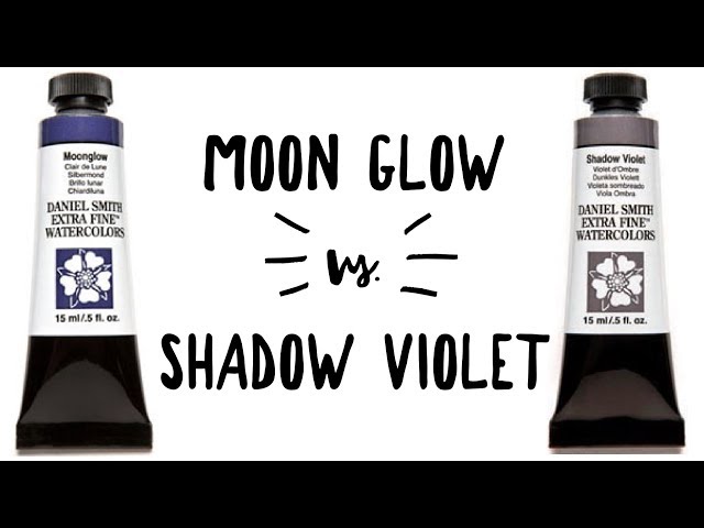 Daniel Smith Color Showdown Ep 1: Moonglow and Shadow Violet