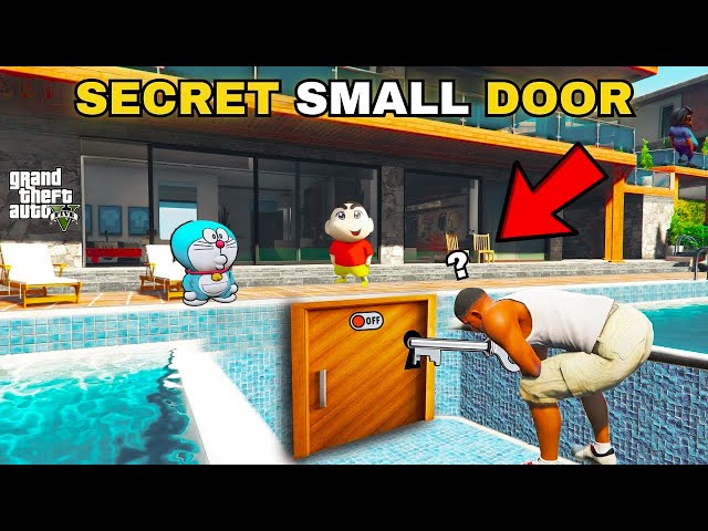 Shinchan Found Secret Door Near Franklin Swimming Pool in GTA 5 (MALAYALAM) | Paradox FTW