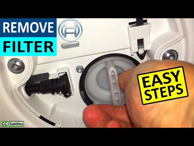 How to remove and clean filter on Bosch Washing Machine & keep it Hygienically Fresh