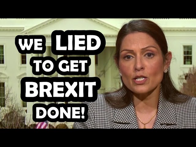 Priti Patel admits Tories had no plan for Brexit !!