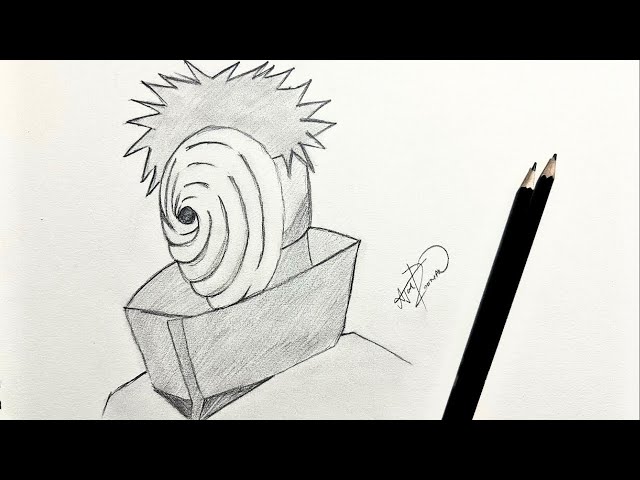 I Drew Famous Anime Sketch Taken from Naruto | Obito Uchiha | Step by Step Tutorial | Full Guide