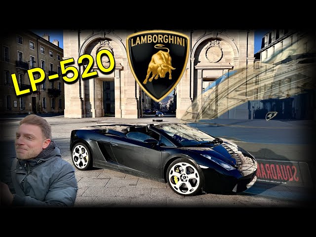 LAMBORGHINI GALLARDO SPYDER LP-520: le chant du V10 cheveux aux vents 🔥