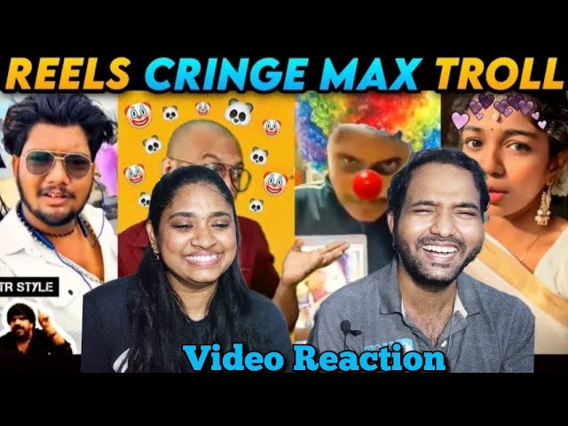 Instagram Reels Cringe Troll Video Reaction🤭😁😂🤣 | Meme Studio's  | Tamil Couple | WHY Reaction