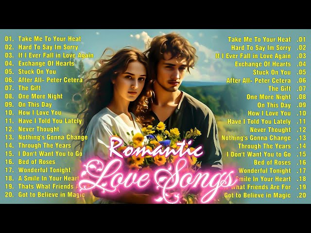 Lionel Richie, Air Supply, Bee Gees, MLTR, Westlife, Backstreet Boys🌼Romantic Love songs Collection