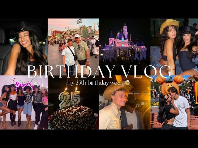 BIRTHDAY VLOG ♡ my 25th birthday in LA 🧁🎀✨