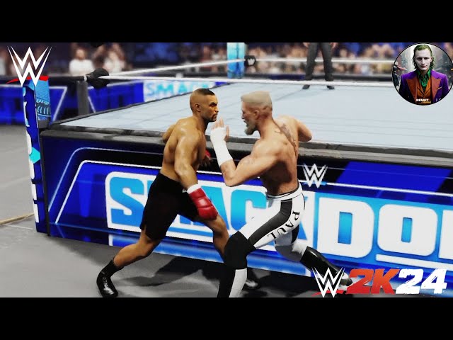 WWE FULL MATCH Mike Tyson vs Jake Paul WWE2K24