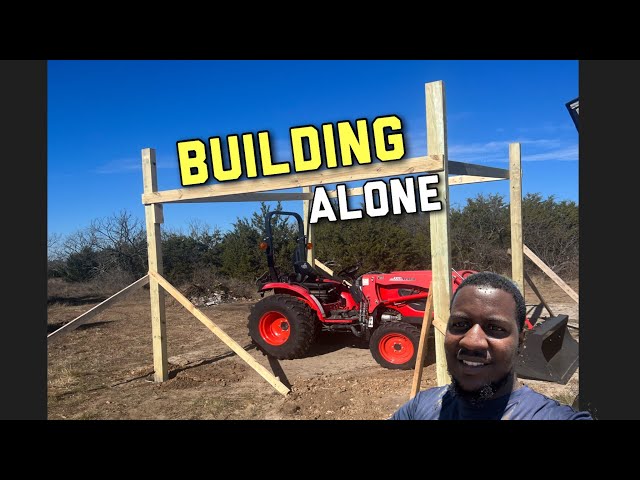 BUILDING BEGINS!! Solo DIY Build On The Homestead || 10 Acre Debt Free Home