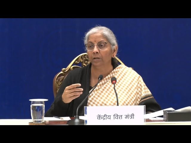 Smt Nirmala Sitharaman's media briefing post the 55th GST Council Meeting in Jaisalmer, Rajasthan