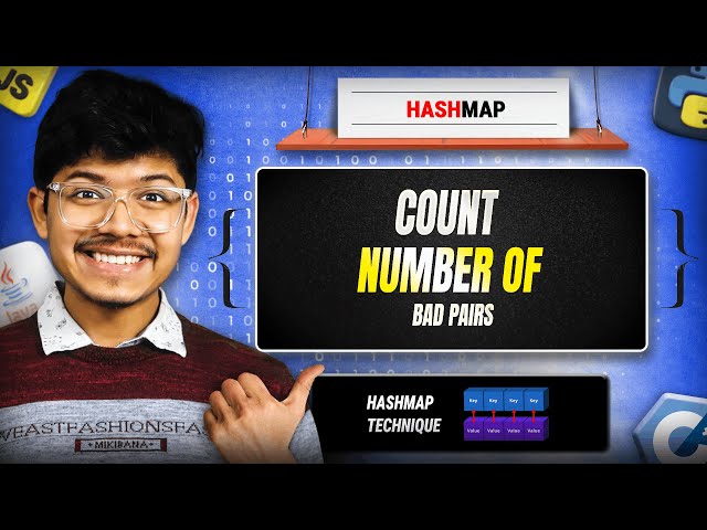 2364. Count Number of Bad Pairs | Hash Map