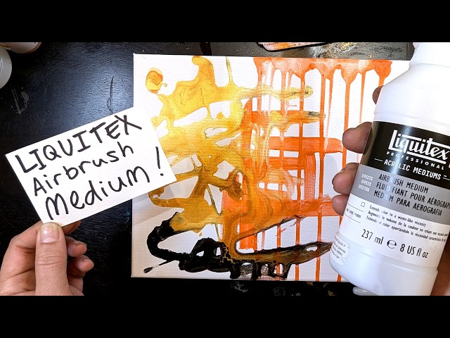 Liquitex Airbrush Medium - how I use it | easy art tips acrylic paint | Eva Salyer Art