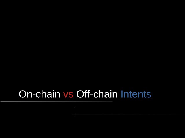 On-Chain vs Off-Chain Intents