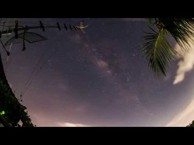 Milky way over Bali