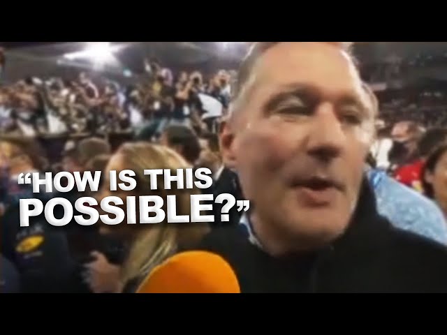 Jos Verstappen's reaction immediately after Max became World Champion [English Subtitles]