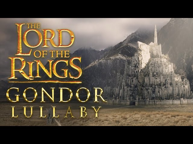 Fantasy Music For Sleeping - GONDOR LULLABY with HARP